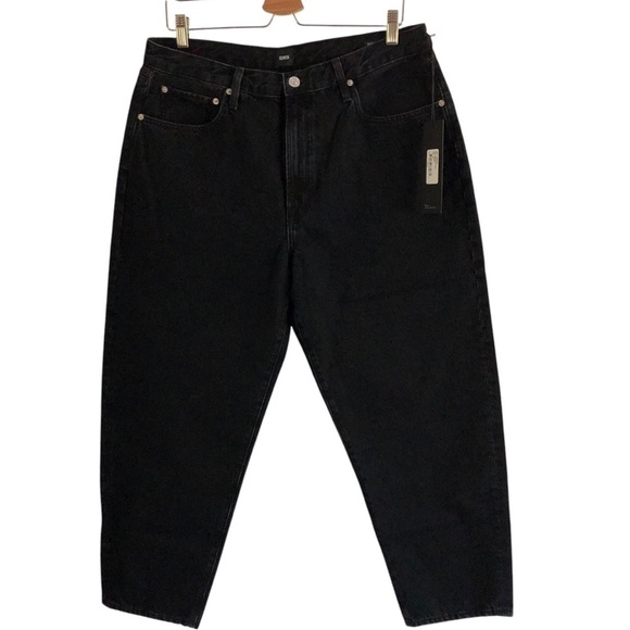 Edwin Jeans Anderson Ankle Jean 90s Relaxed Record Black 34 - Picture 7 of 9